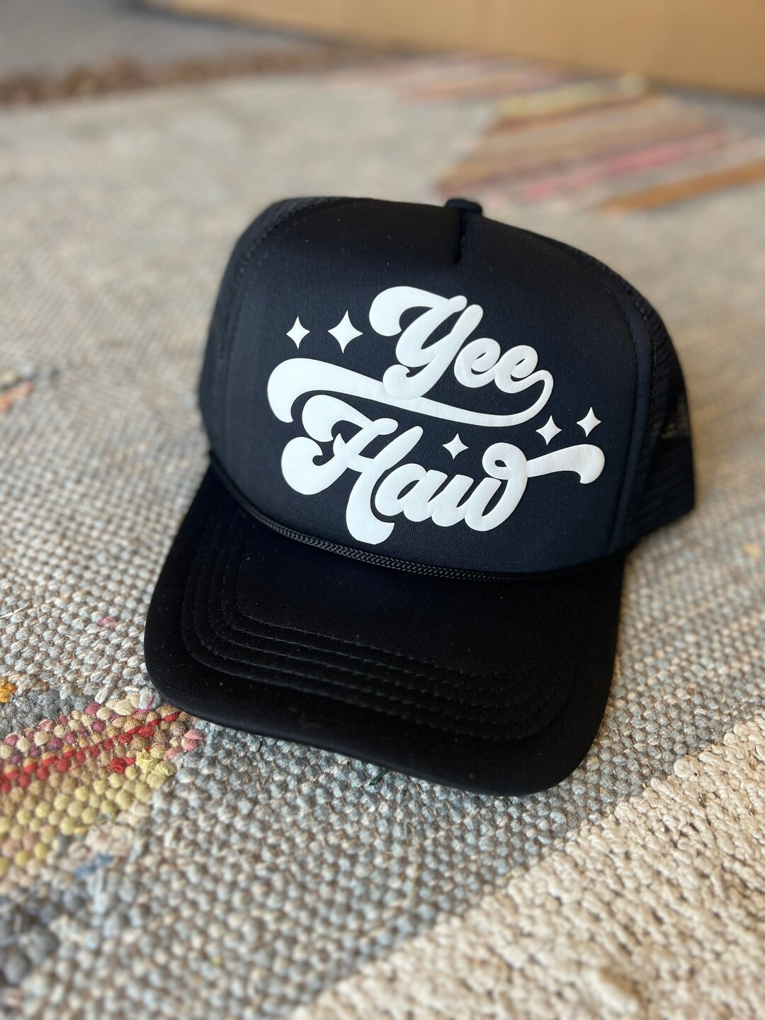 Yeehaw Trucker Hat Womens Rodeo Trucker Hat Trendy Trucker Cap Cowgirl Cap Summer Trucker Hat Lak... | Etsy (US)
