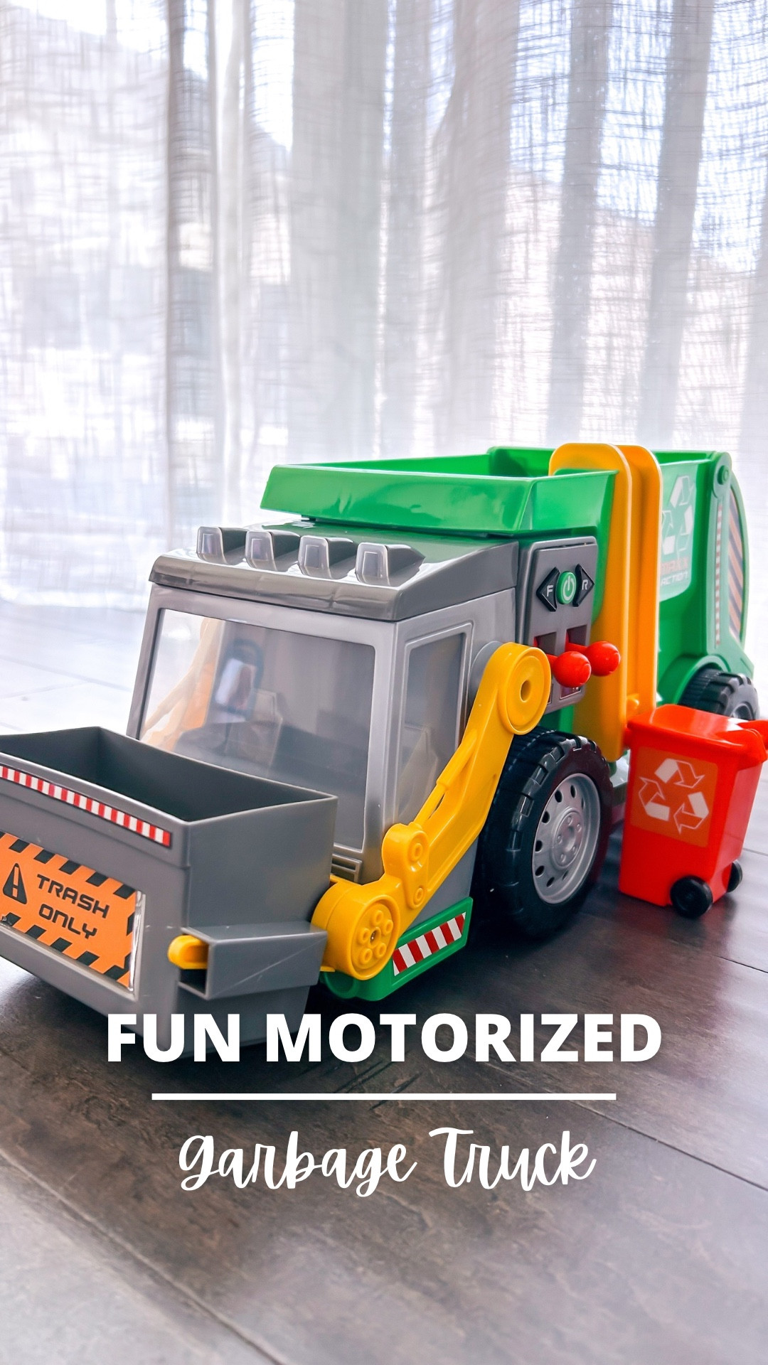 ♻️Not our usual magnetic tile fun, but this motorized garbage truck was too fun not to share! My kids are obsessed — tons of pretend play and giggles.

#STEMtoys #ToyTruckFun #KidsPretendPlay #MotorizedToys #toytrucks