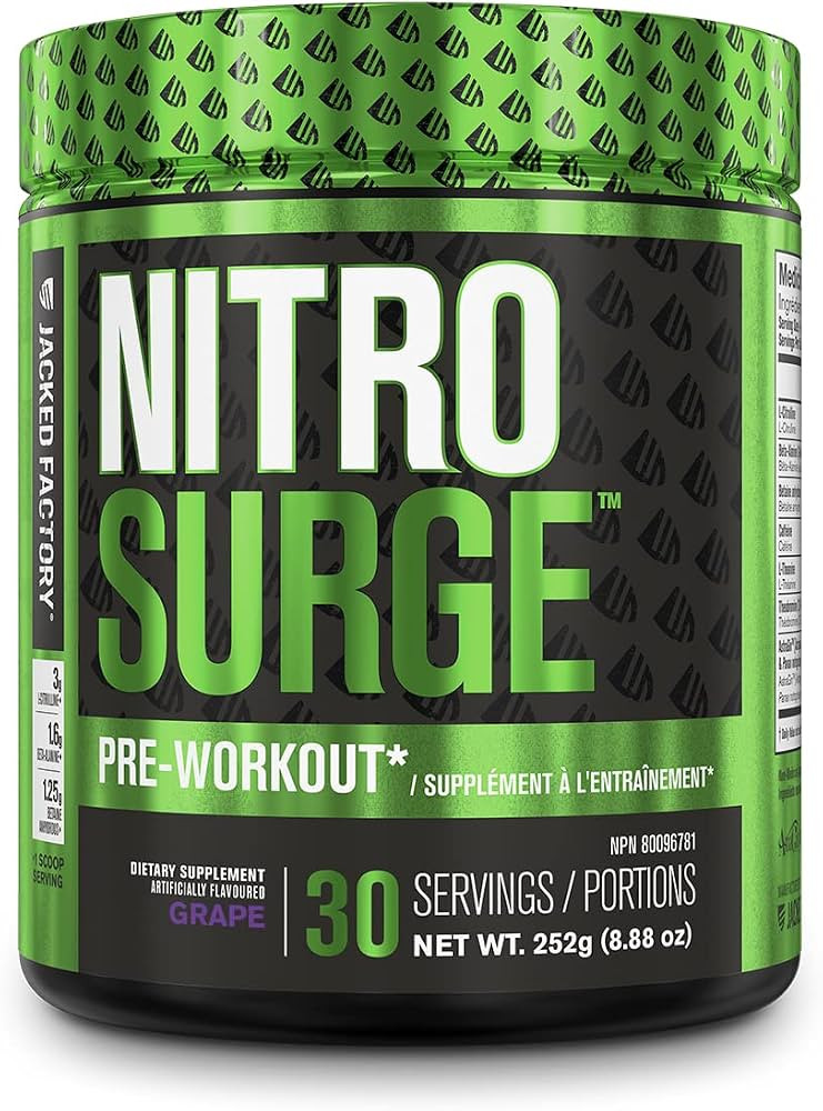 NITROSURGE Pre Workout Supplement - Endless Energy, Instant Strength Gains, Clear Focus, Intense ... | Amazon (CA)