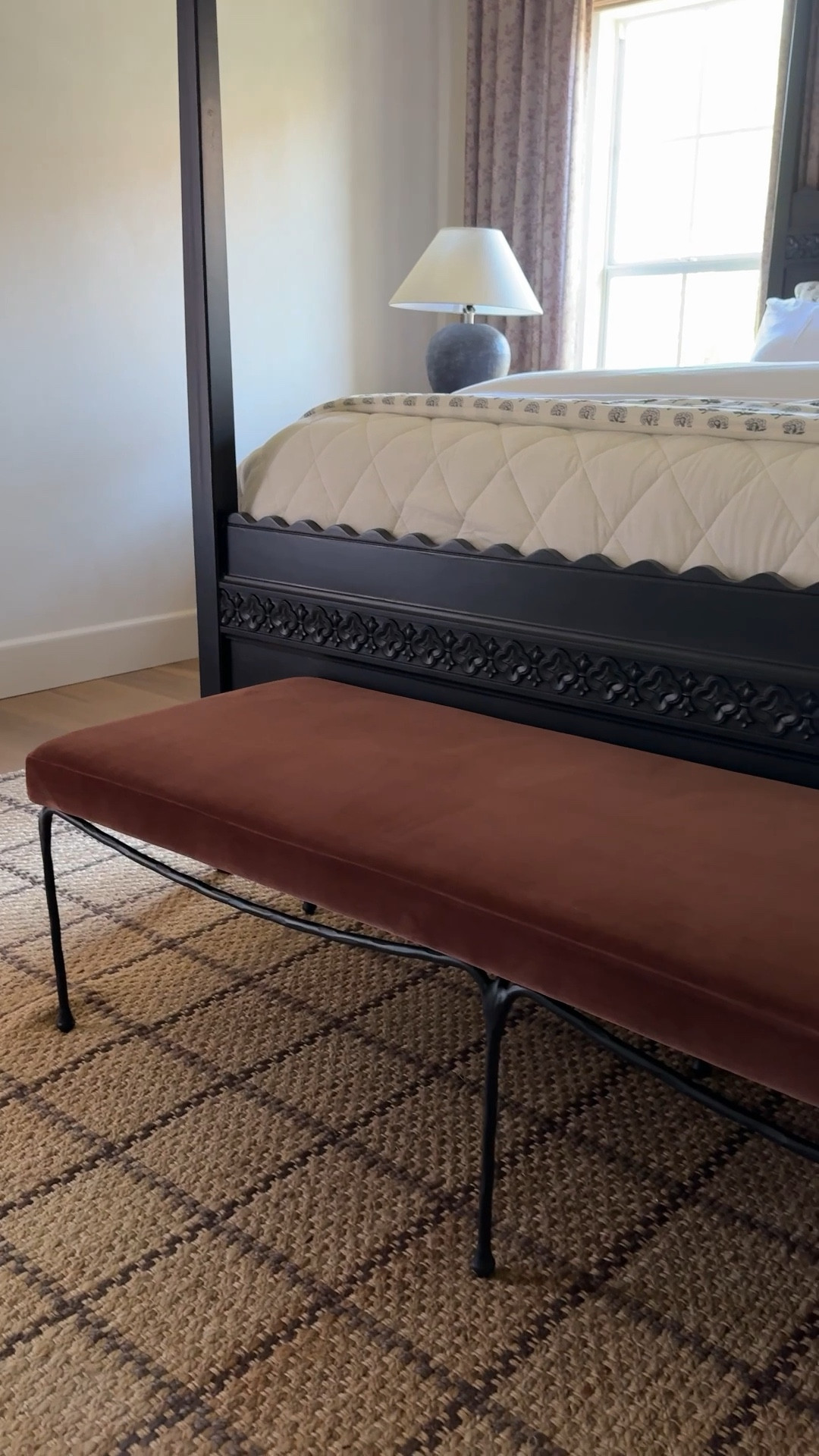 Found the perfect velvet bench for our primary suite 😍

#LTKHome
