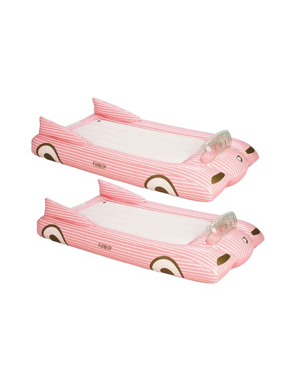 Pink Convertible Kids Sleepover Air Mattress - 2 Pack | FUNBOY