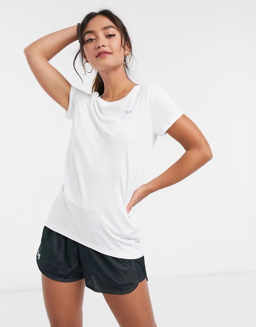 Under Armour Training HeatGear t-shirt in white | ASOS (Global)