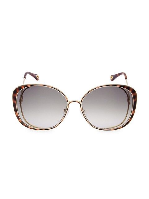 63MM Round Sunglasses | Saks Fifth Avenue