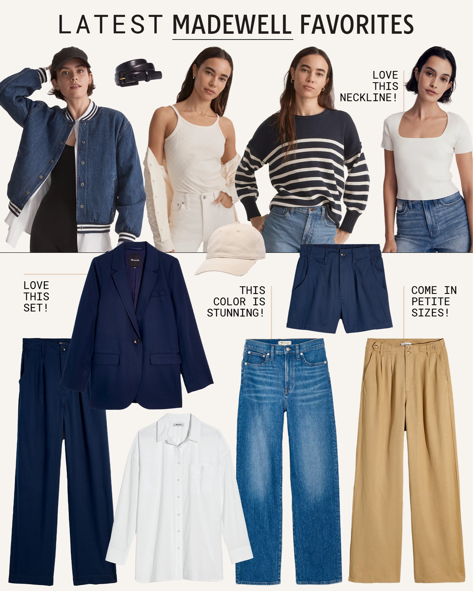 Latest favorites from Madewell. Ordered a handful of these pieces and will share on they arrive. Lots of good petite bottoms! 

#LTKstyletip #LTKFind #LTKunder100