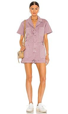 PISTOLA Parker Field Suit Short in Lilac Dust from Revolve.com | Revolve Clothing (Global)