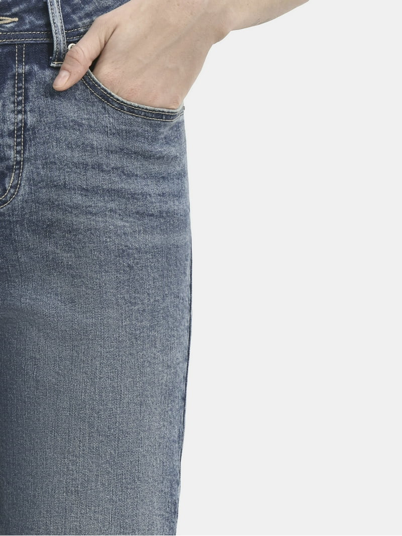 Time and Tru Women's High Rise Relaxed Boyfriend Jeans, 26" Inseam, Sizes 0-20 | Walmart (US)