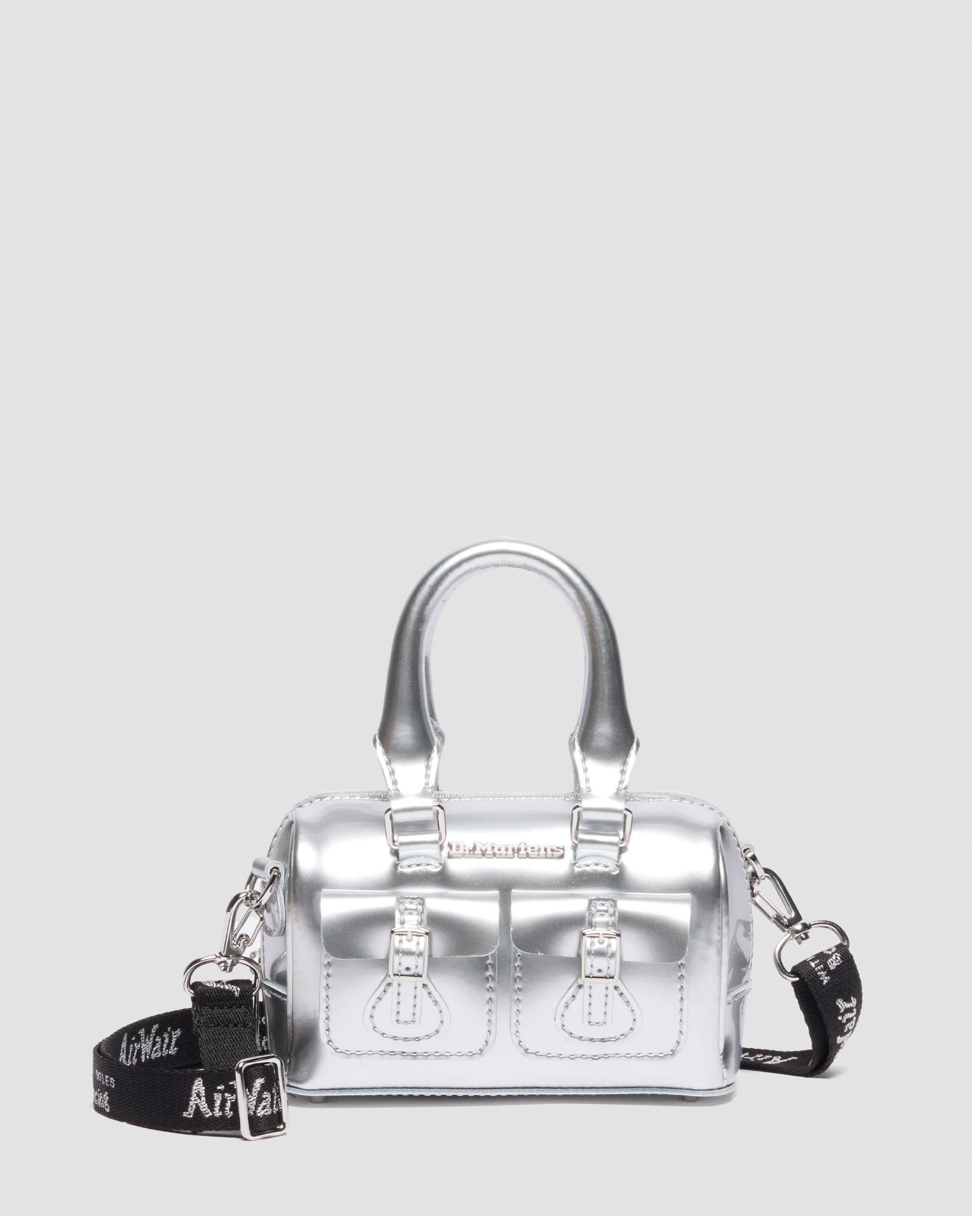 Mini Top Handle Bag Bag Silver Metallic Patent Lamper in Silver Metallic | Dr. Martens | Dr. Martens