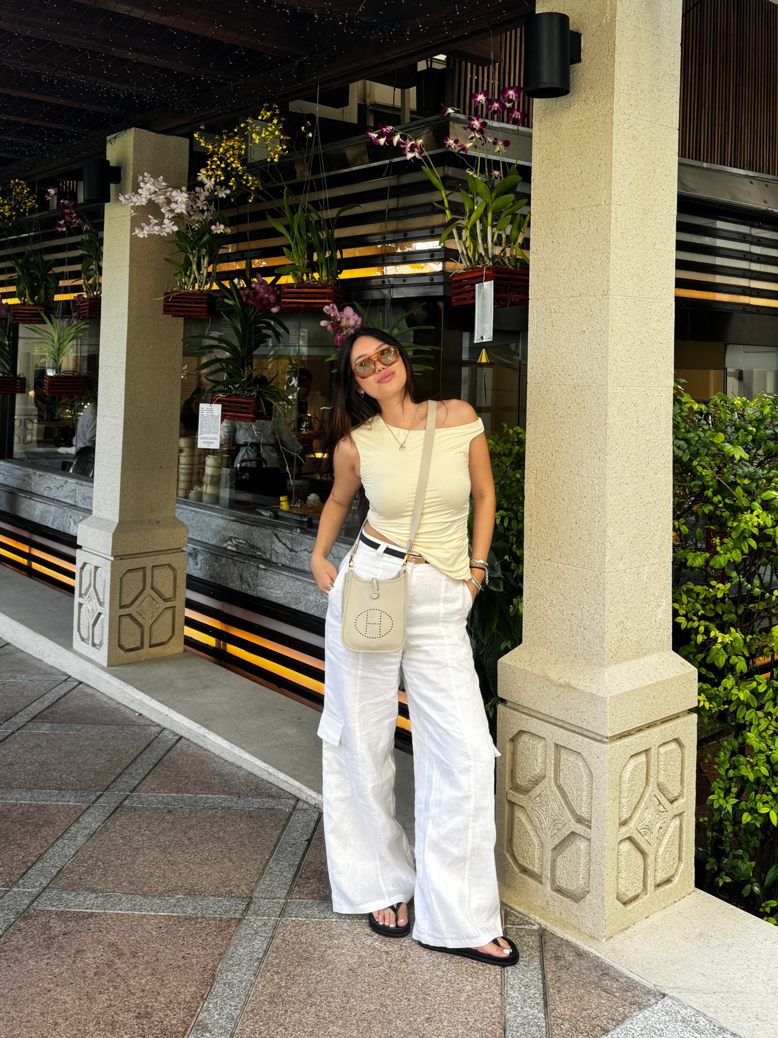 top in small 
pants in 4 — old dissh but linked linen alternatives since they make the bestttt linen pants 