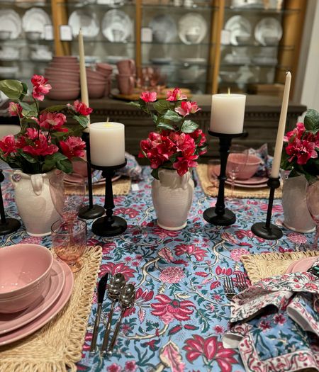 Pretty in pink table setting! 🌸🎀 Mother’s Day, bridal shower, baby shower, girls brunch, ladies tea or just because you love spring pink  

#LTKfamily #LTKSeasonal #LTKhome
