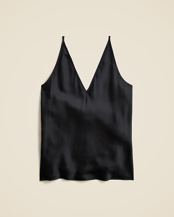 Carrie V-neck camisole top in 100 percent silk | J. Crew US