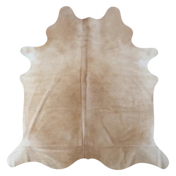 Haglund Brazilian Cowhide Palomino Area Rug | Wayfair North America