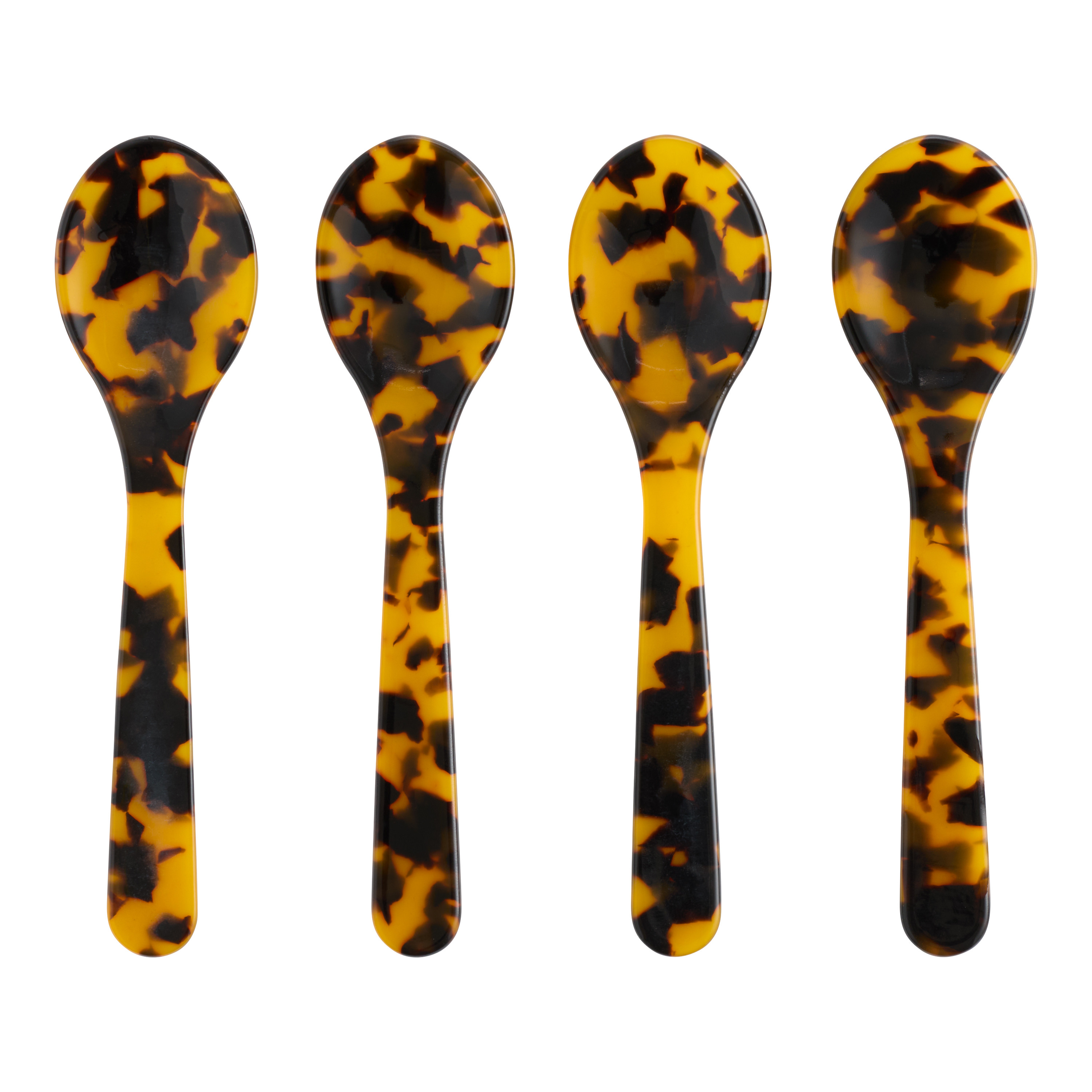 Tortoiseshell Cocktail Spoons 4 Pack | World Market