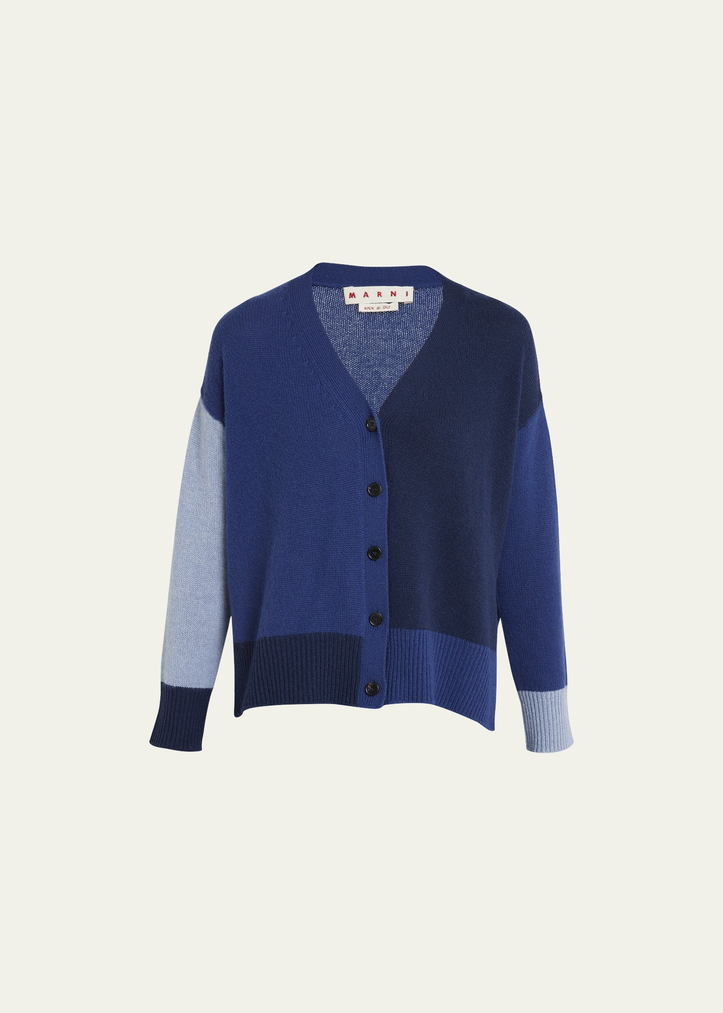 Marni Asymmetrical Length Cashmere Knit Cardigan | Bergdorf Goodman