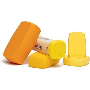 Food Huggers Cheese and Butter Huggers Set of 5 Reusable Silicone Savers Cheese and Butter Paper ... | Amazon (US)