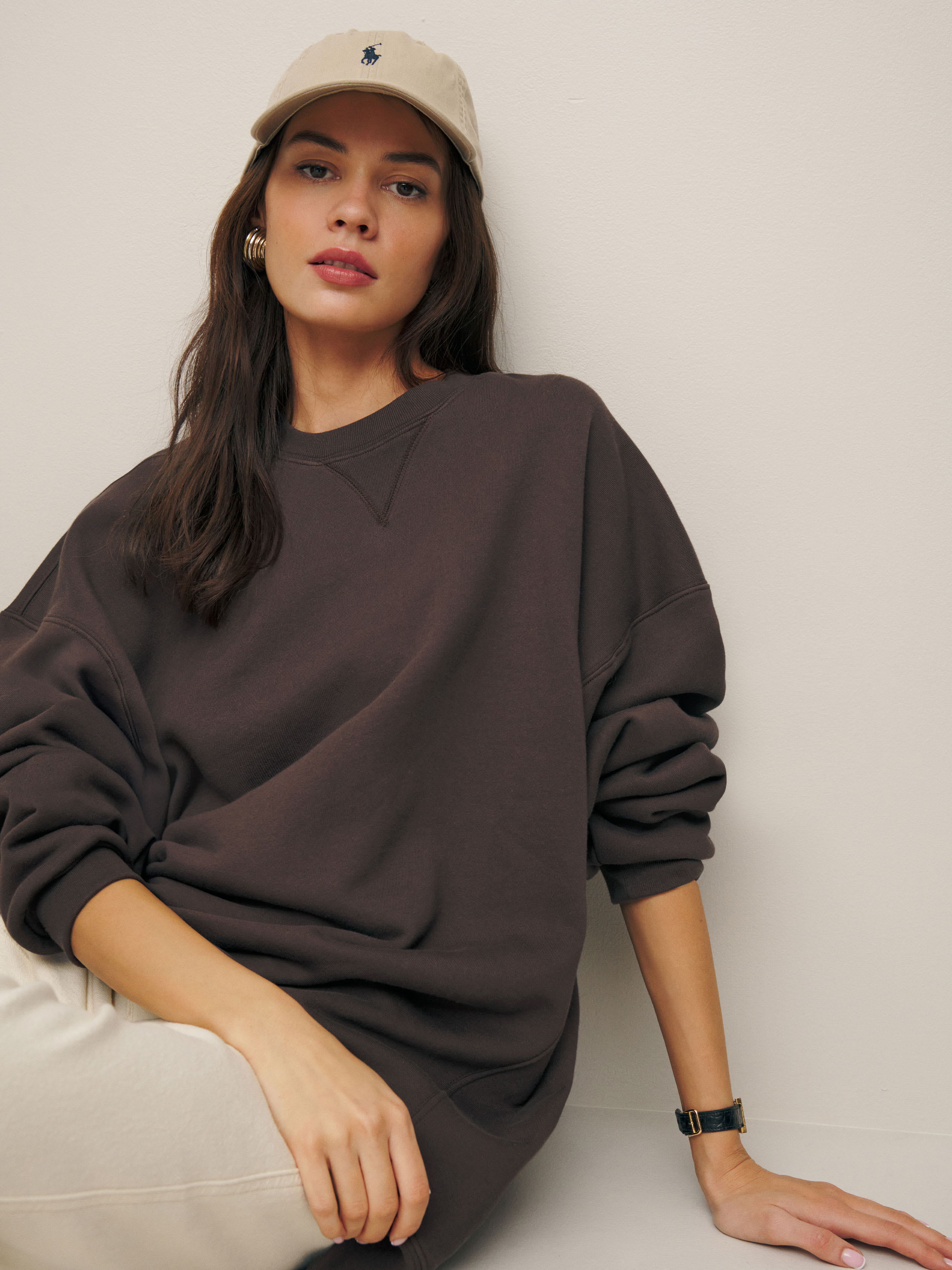 Vintage Oversized Crewneck Sweatshirt | Reformation (Global)