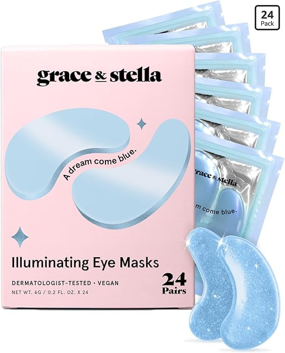 grace & stella Award Winning Under Eye Mask Reduce Dark Circles, Puffy Eyes, Undereye Bags, Wrink... | Amazon (US)