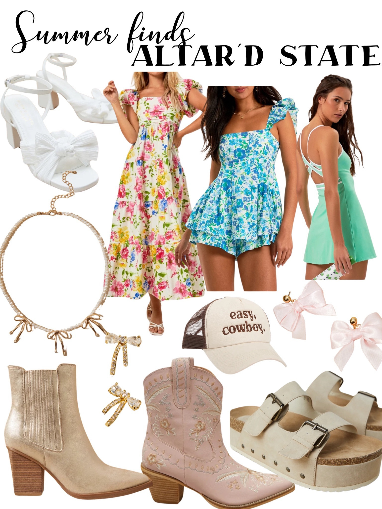 The cutest summer finds for all the summer vacations! 

#altardstate #dresses #concert #countryconcert #morganwallen

#LTKstyletip #LTKtravel #LTKFestival