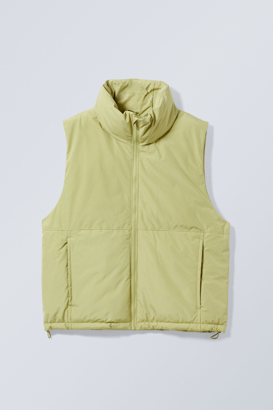 Billy Puffer Vest - Green | Weekday