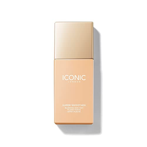 ICONIC LONDON Super Smoother Blurring Skin Tint | Light to Medium Coverage, Hydrating, Ultra-Lightweight Tinted Moisturizer, Cruelty-Free, Vegan Makeup (Neutral Fair) 1.01 Fl oz | Amazon (US)
