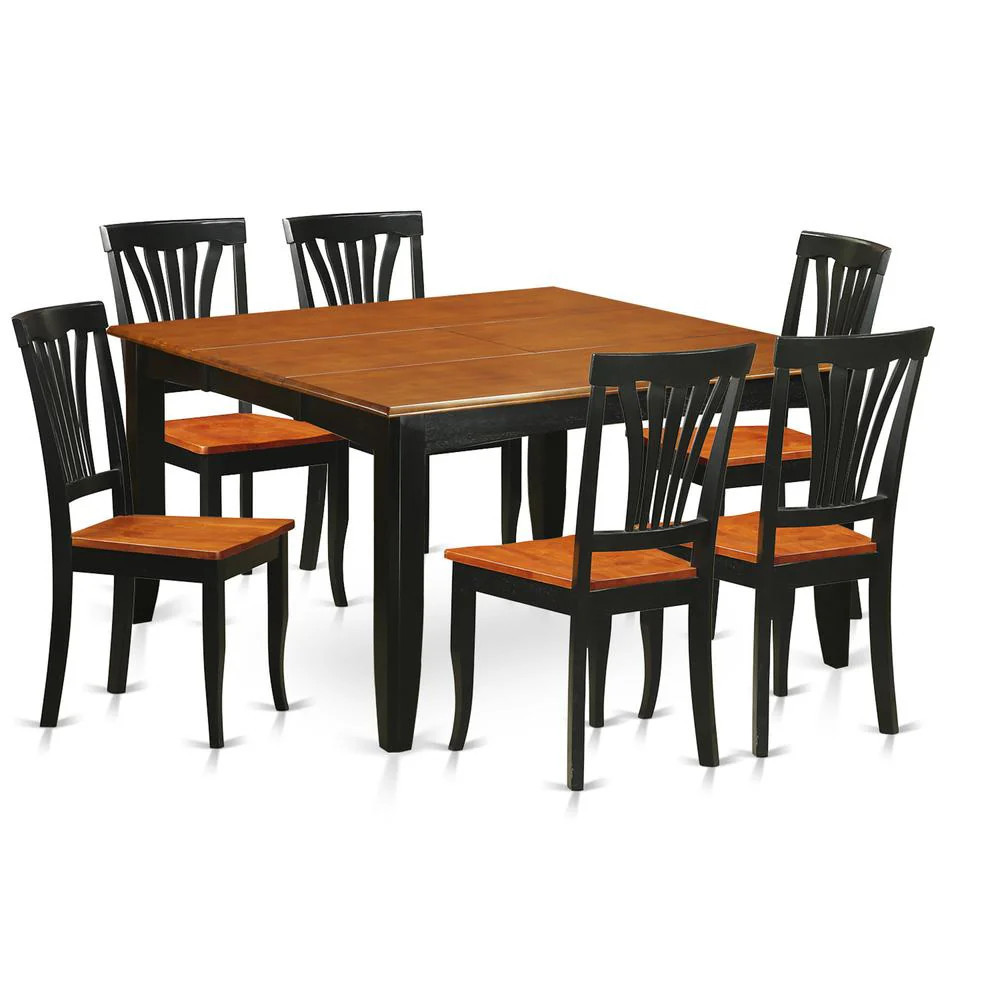 7 PC Dining room set-Dining Table and 6 Wooden Dining Chairs | Shop Simon