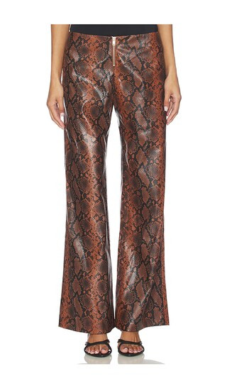 x REVOLVE Xaavier Pant in Chocolate Snake | Revolve Clothing (Global)