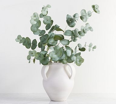 Faux Baby Blue Eucalyptus Branch | Pottery Barn (US)