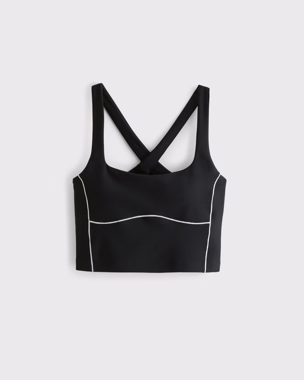 YPB sculptLUX Strappy-Back Tank | Abercrombie & Fitch (US)