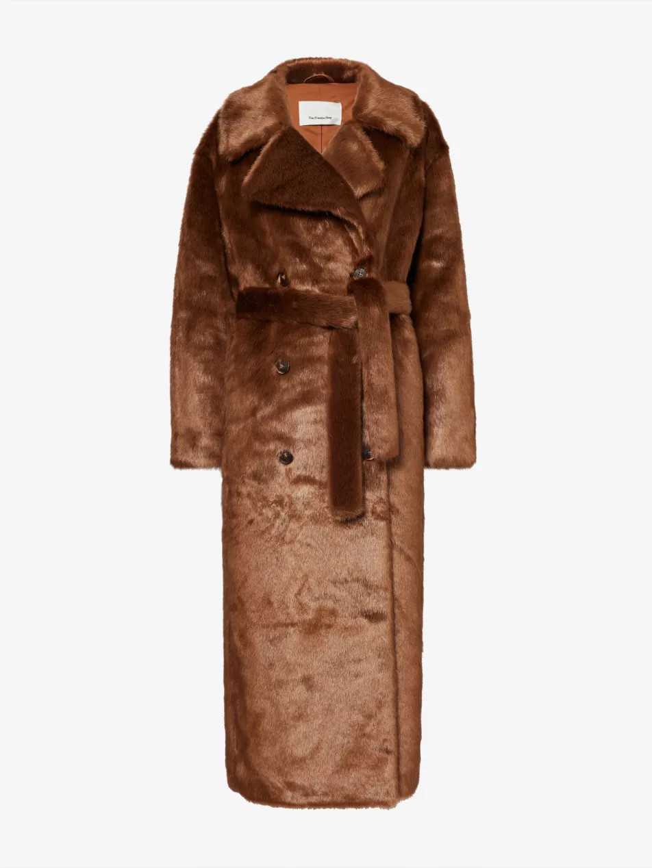 Joni belted faux-fur coat | Selfridges