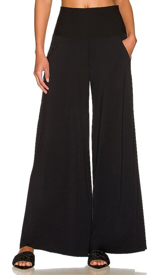 Butter Wide Leg Pant in Black | Revolve Clothing (Global)