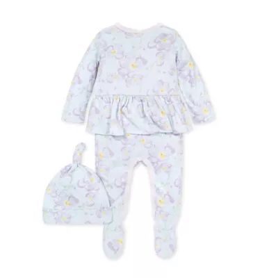 Burt's Bees Baby® 2-Piece Sunny Orchids Jumpsuit and Knot Top Hat Set in Purple/Pink | Bed Bath ... | Bed Bath & Beyond