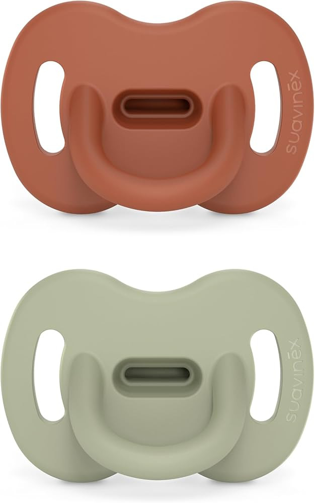 Color Essence SX PRO Silicone Baby Pacifier 2Pk, Made with 100% Soft Silicone, Baby Essentials Pe... | Amazon (US)