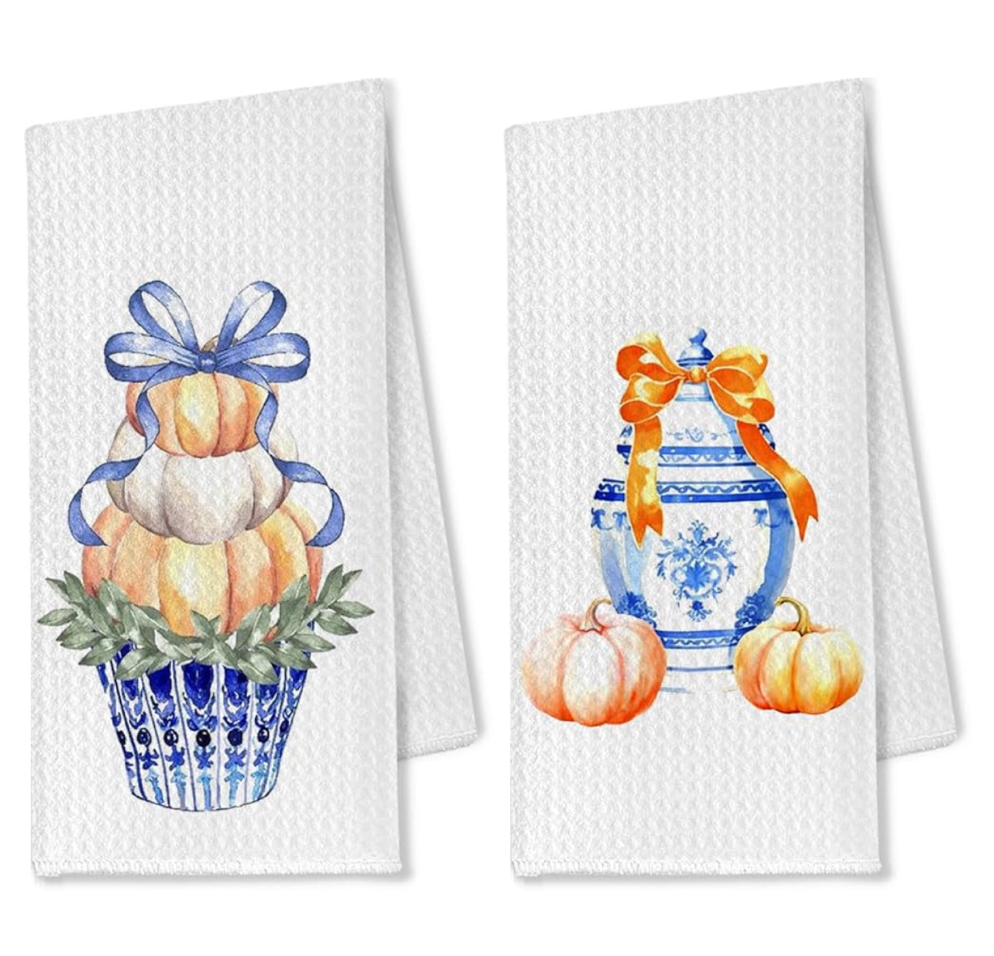 Fall chinoiserie kitchen towels, ginger jar 

#LTKHome #LTKFindsUnder100 #LTKFindsUnder50