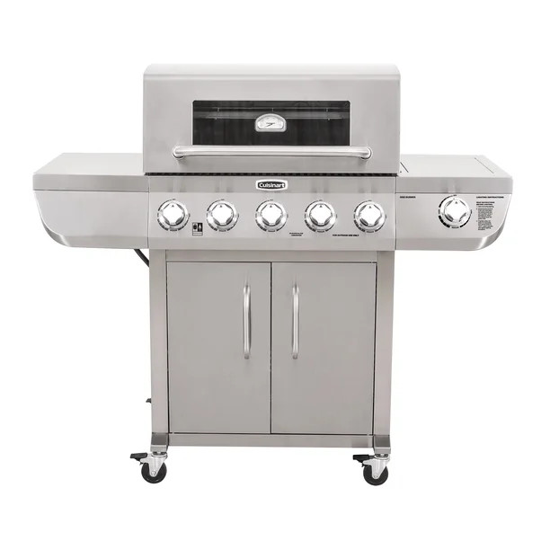 Cuisinart Five Burner Dual Fuel Gas Grill | Walmart (US)