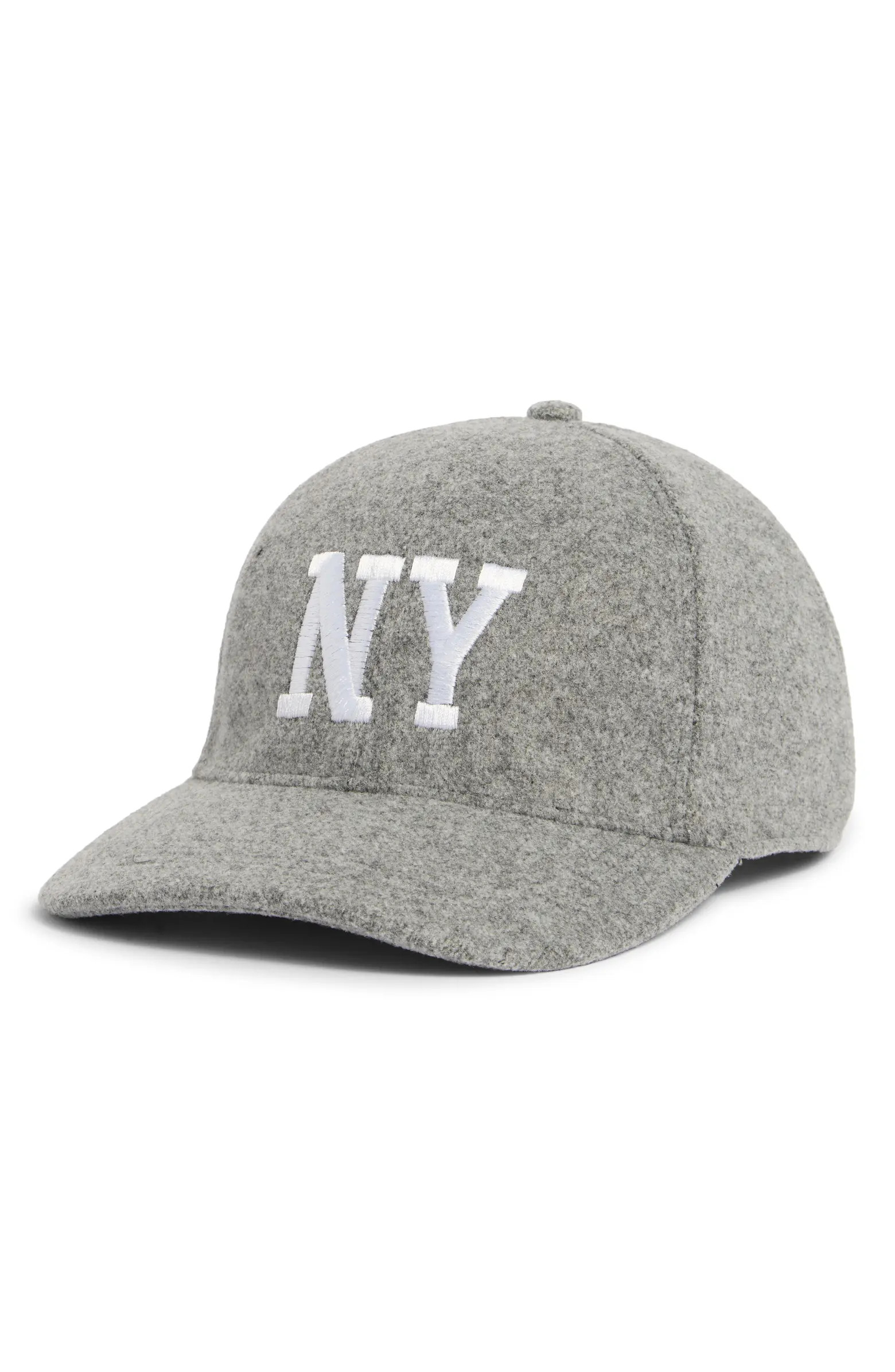 David & Young New York Felt Dad Adjustable Baseball Cap | Nordstromrack | Nordstrom Rack