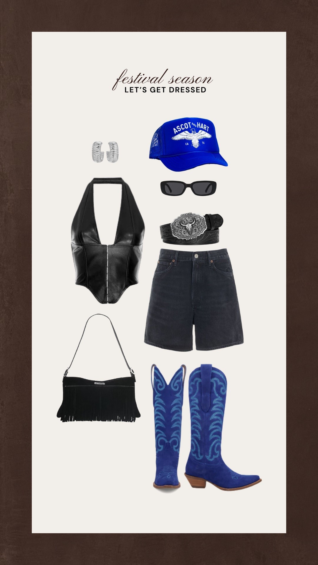 Festival season outfit inspo 💙

outfit inspo l festival season 