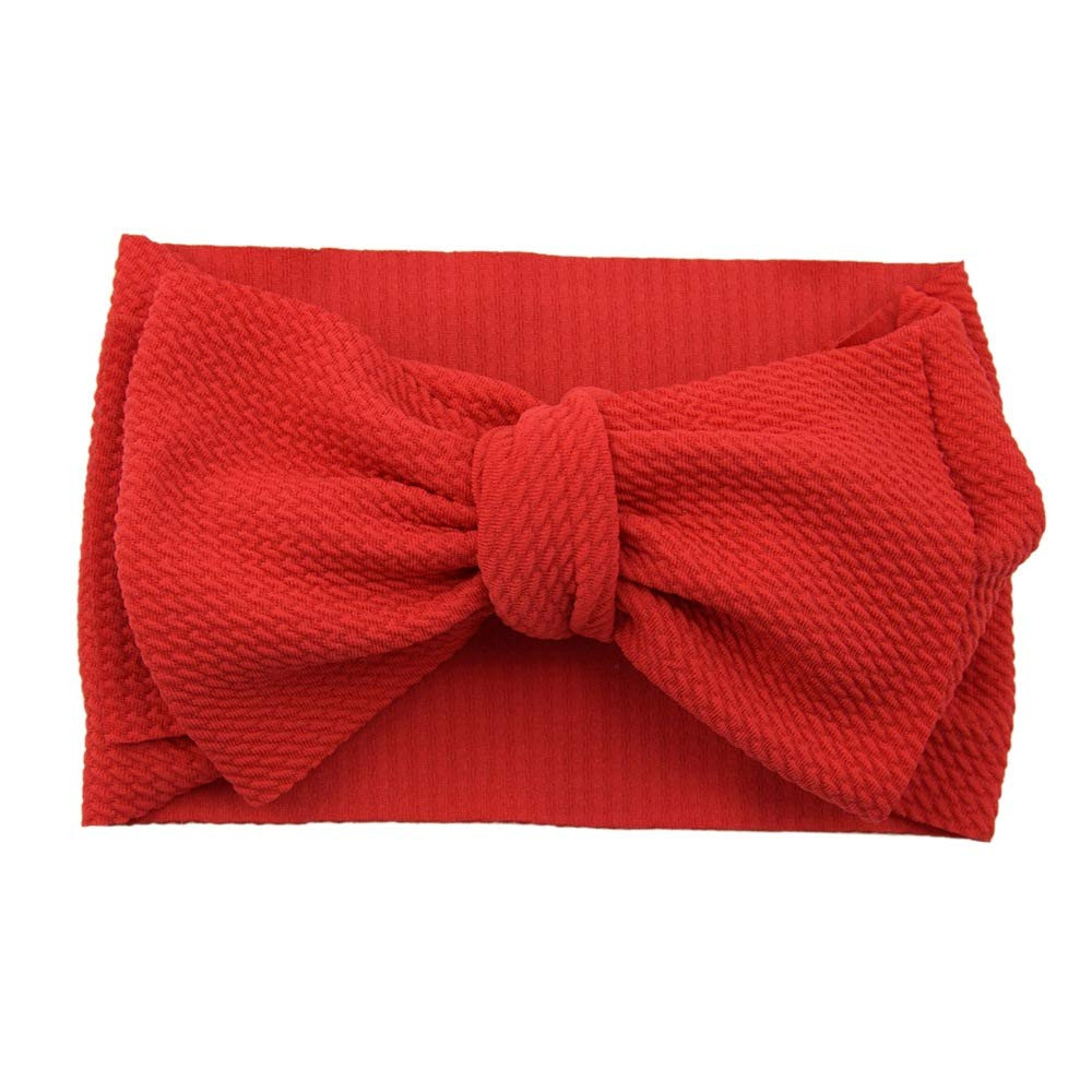 Baby Girl's 8'' Soft Big Bow knot Nylon Headband Toddler Hairband for Photography Travle Party Fe... | Amazon (US)