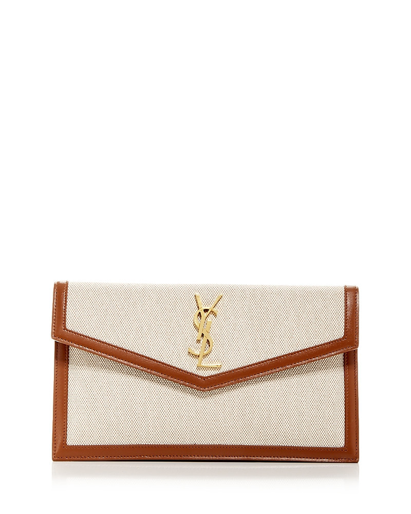 Saint Laurent Uptown Clutch in Canvas | Bloomingdale's (US)