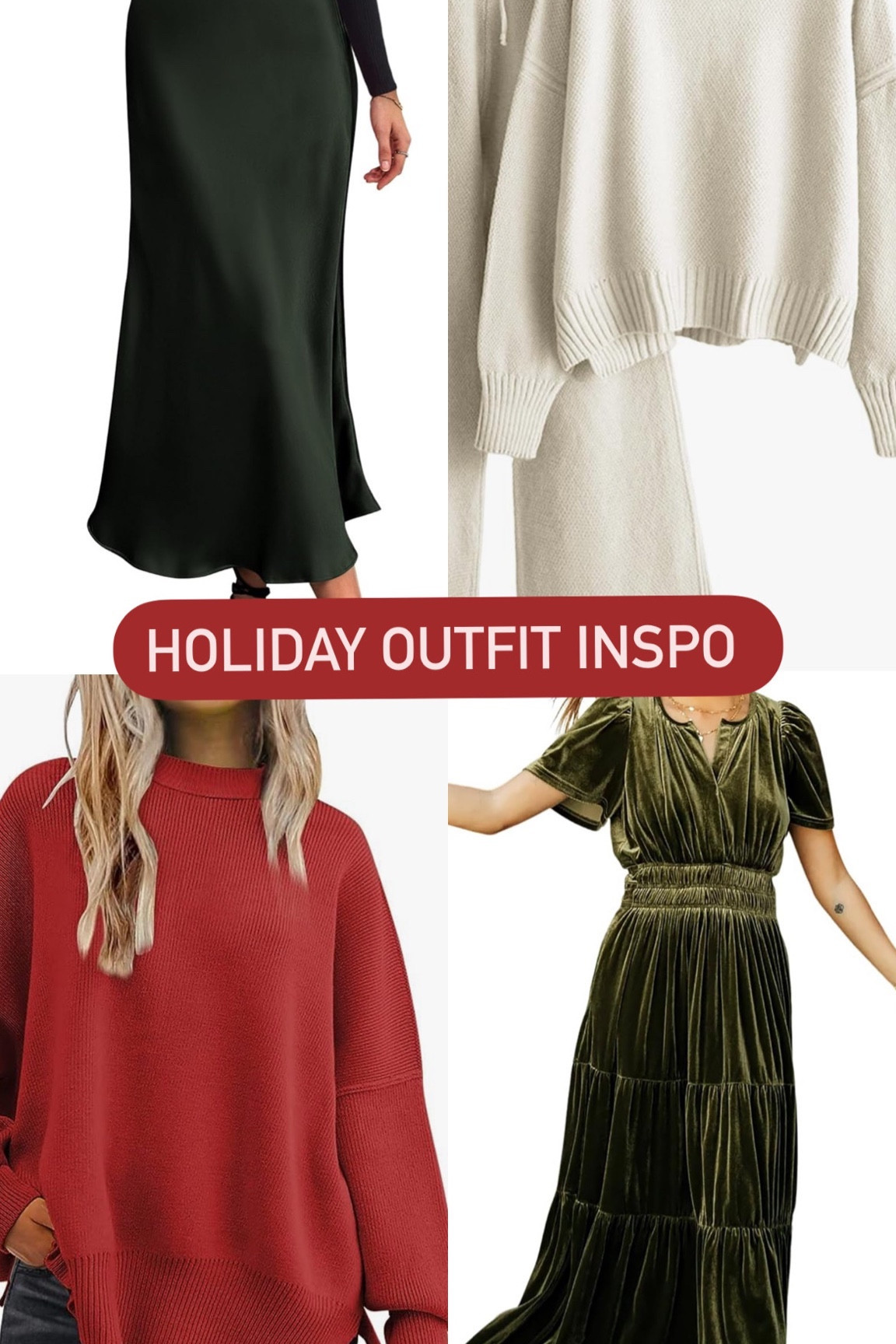 Is it Anthro or Amazon? 
Holiday looks for every occasion. 

#LTKHoliday #LTKSeasonal #LTKmidsize