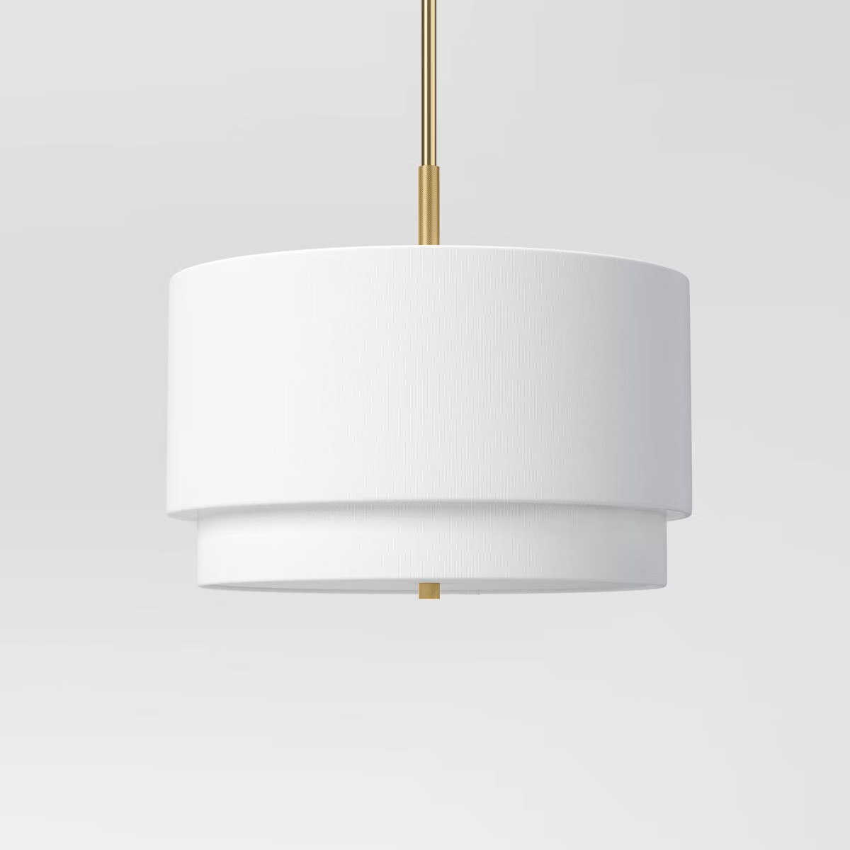 Knurled Metal Stacked Drum Pendant - Threshold™ | Target