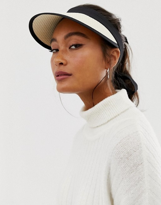 ASOS DESIGN straw visor | ASOS (Global)
