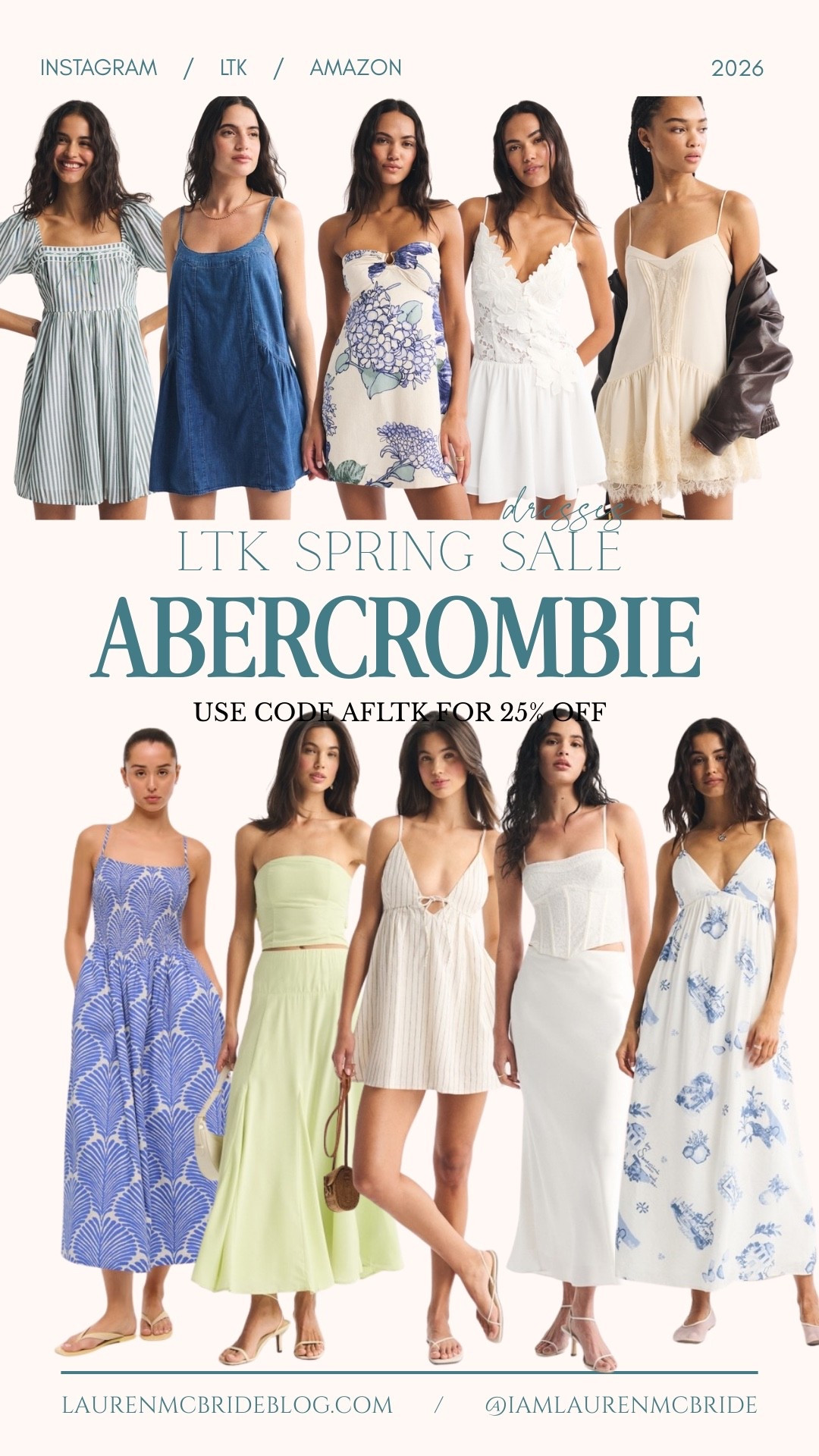 LTK SPRING SALE! 25% off @abercrombie Abercrombie site with code AFLTK!

Stacks with 25% OFF Dresses sale! 



#LTKSpringSale