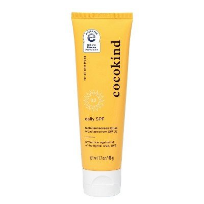 cocokind Daily Sunscreen - SPF 32- 1.7oz: Zinc Oxide, Vegan, Unscented, Paraben-Free | Target