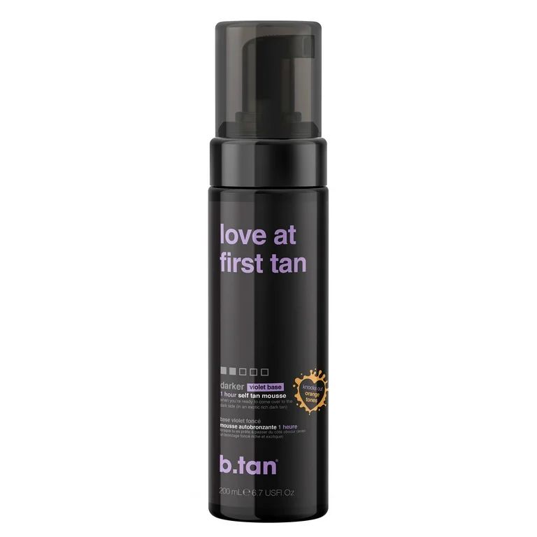 b.tan love at first tan self tan mousse, 6.7 fl oz | Walmart (US)