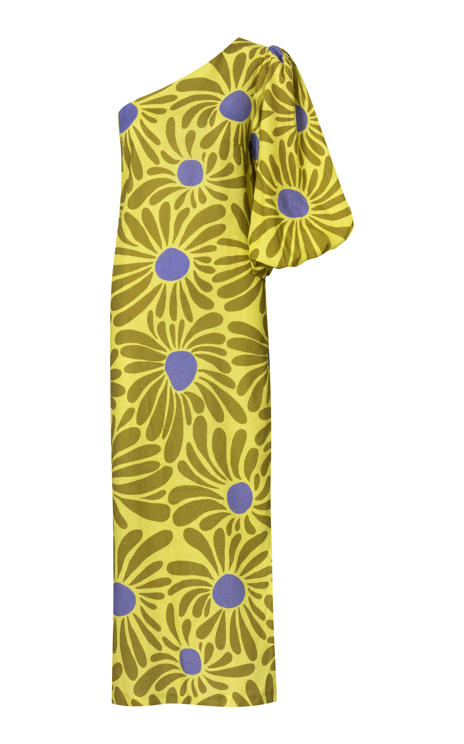 Taliana Asymmetric Linen Maxi Dress | Moda Operandi (Global)