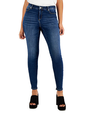Women's Curvy Mid Rise Skinny Jeans, Created for Macy's | Macy's