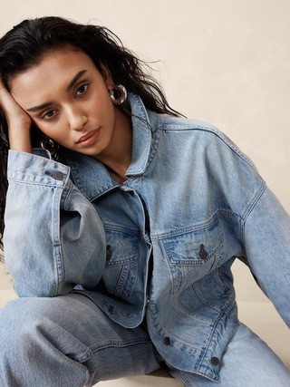 The 90s Denim Trucker Jacket | Banana Republic (US)