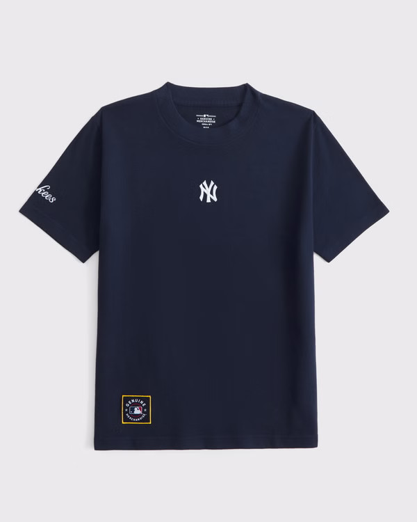 new york yankees graphic tee | Abercrombie & Fitch (US)