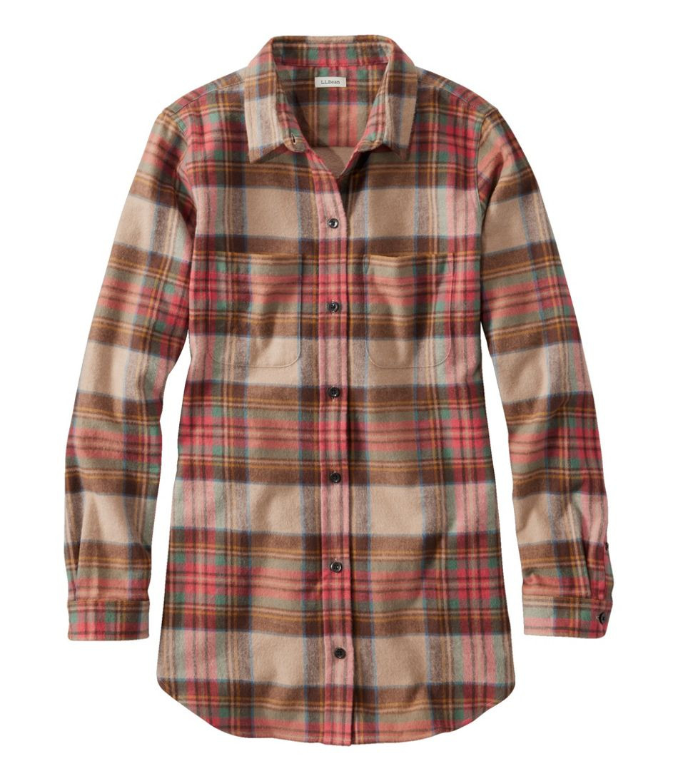 Women's Scotch Plaid Flannel Shirt, Tunic | L.L. Bean