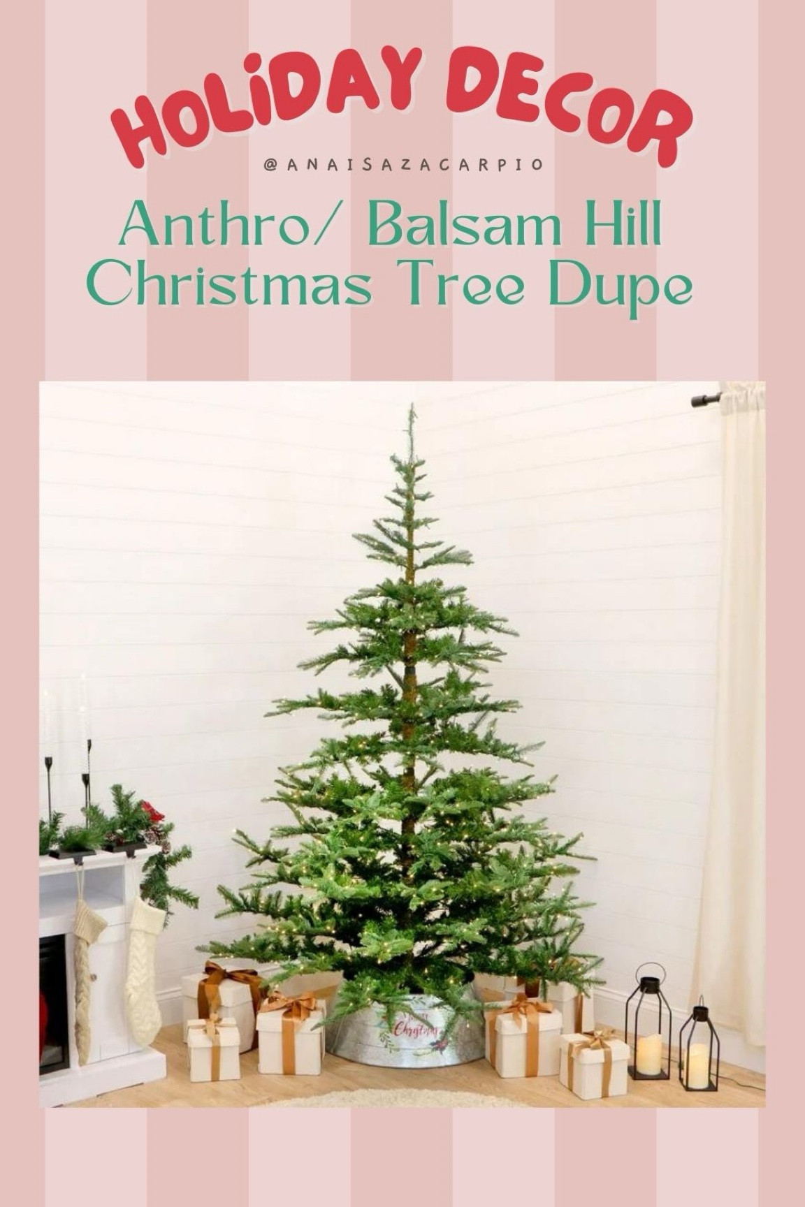 Anthropologie and Balsam Hill Christmas Tree Dupe

#LTKHome