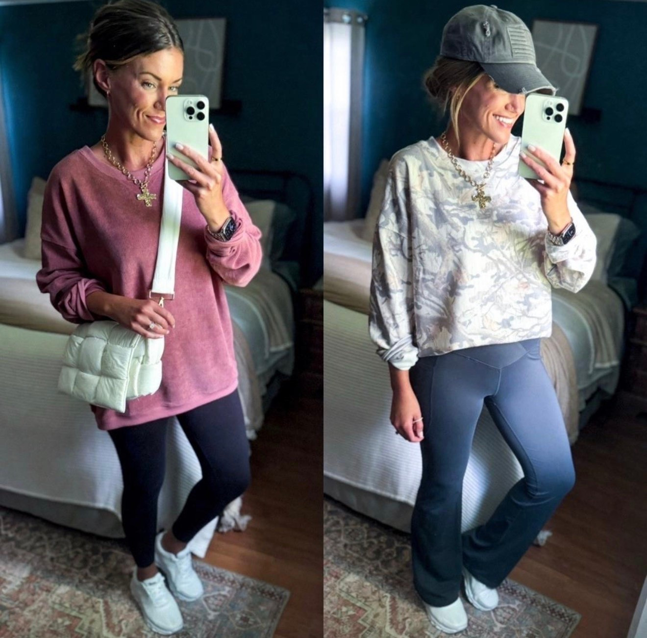 Amazon sweatshirts you will want to live in this Fall. 
I sized up to large for an oversized fit 
Pants/ mediumm
Sneakers sized down half size 

#LTKSeasonal #LTKStyleTip